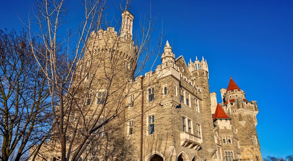 Outside View of Casa Loma, Toronto