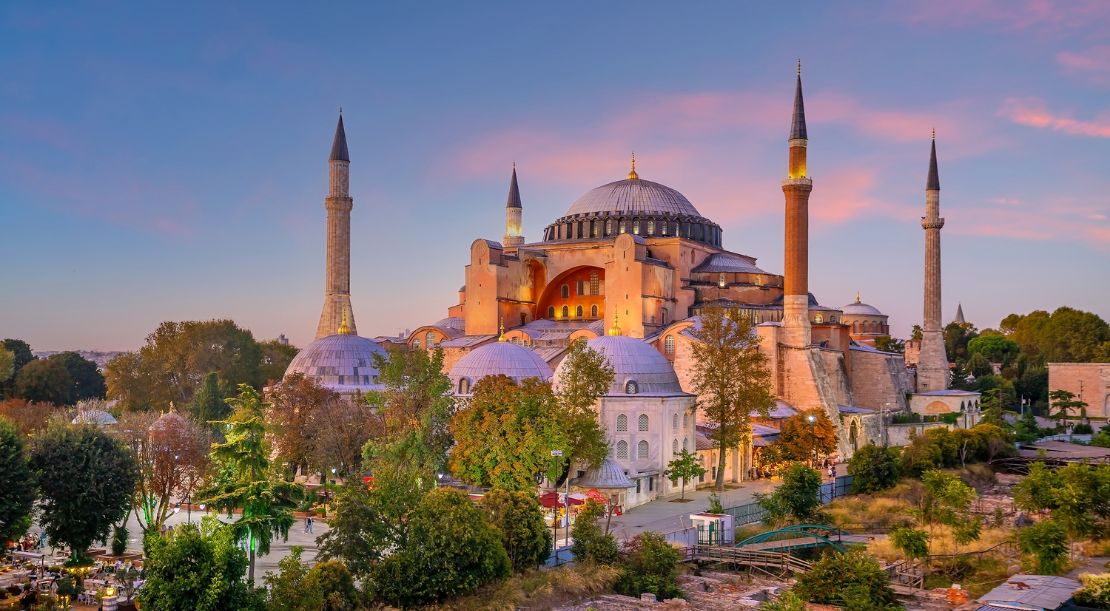 Beautiful View of Hagia Sophia in Istanbul