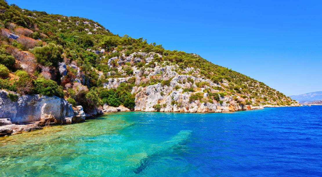 Sunken City Kekova at the Kekova Island
